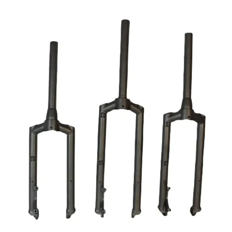 Titanium MTB Bike Forks With Thru Axle Dropout Post Mount Disc Brake 26er For Mountain Biking Durable 26er Bike Forks