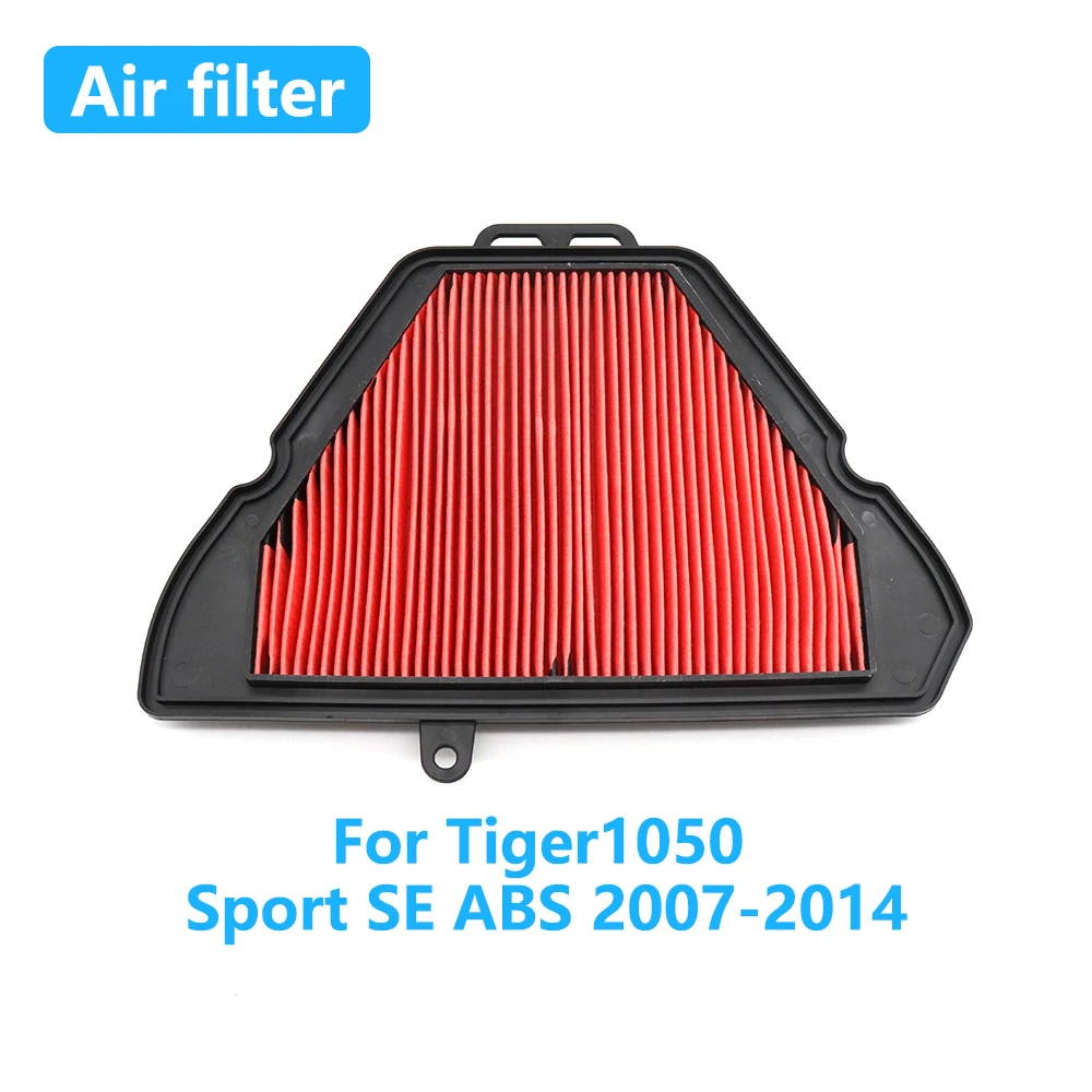 Motorcycle Air Filter Intake Cleaner For Tiger 1050 ABS 2007-2014 Tiger 1050 Sport ABS 2013-2018 Intake Cleaner Accessories