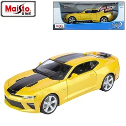 Maisto Original Genuine 1/18 Chevrolet Camaro SS Multiple Opening Design Alloy Simulation Sports Car Model Toy Gift Male