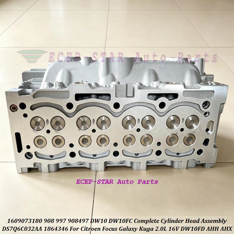 DW10 DW10FC 1609073180 908 997 908 497 DW10FD AHH AHX DS7Q6C032AA Complete Cylinder Head Assembly For Citroen Galaxy Kuga 2.0L