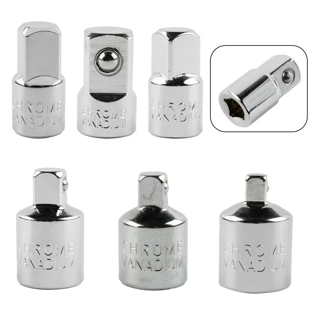 ﻿1/4" 3/8" 1/2" Drive Ratchet Socket Adapter Drive Head Ratchet Wrench Joint Socket Female To Male Converter Hand Tools