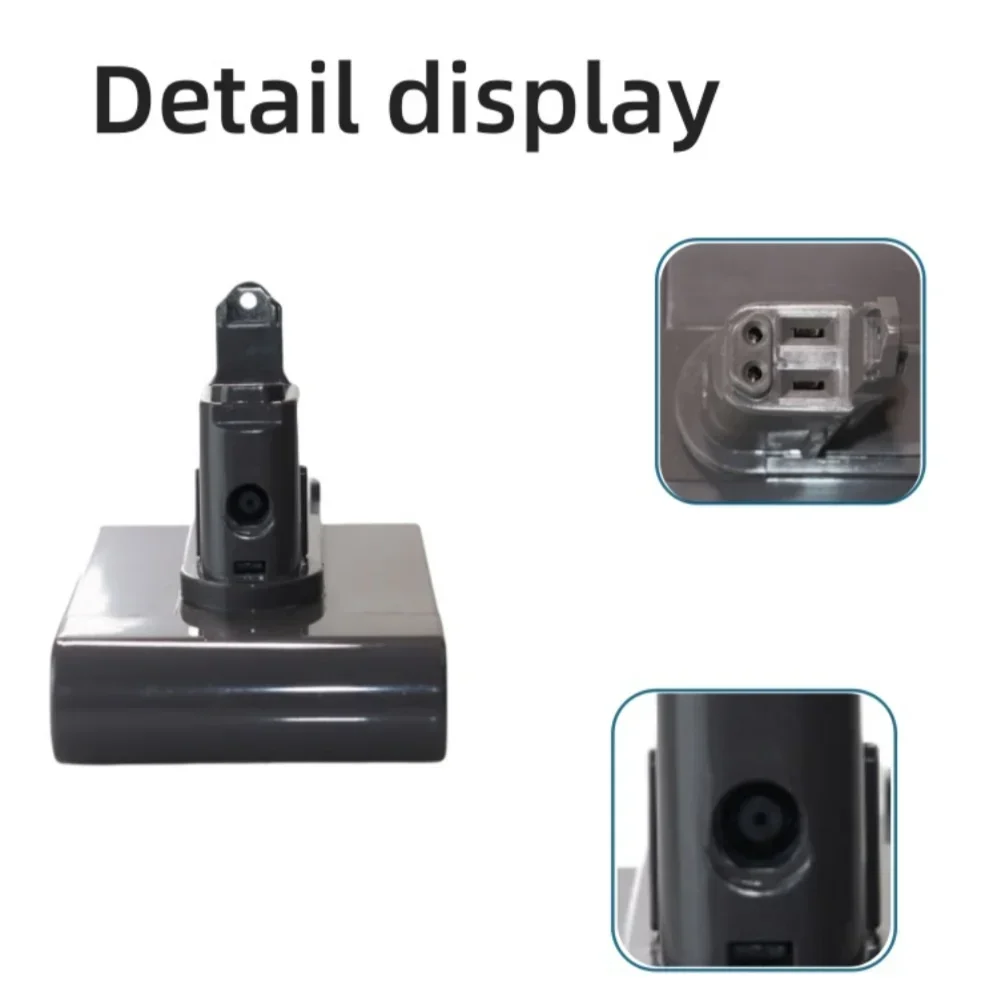 For Dyson 22.2V 4800/6800/9800/12800mAh Type B Li-ion Vacuum Battery for Dyson DC35 DC45 DC31 DC34 DC44 DC31 Animal DC35 Animal
