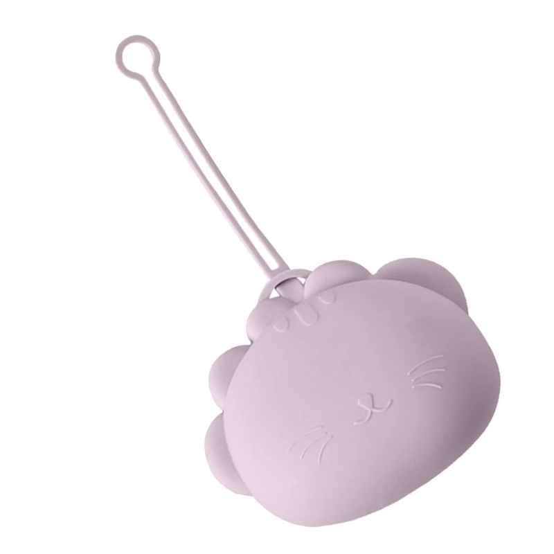 Custodia per ciuccio per bambini in cartone animato Leone Custodia per ciuccio in silicone Custodia per ciuccio portatile per