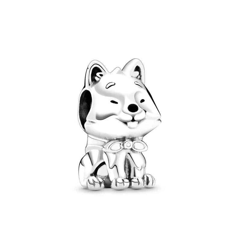 2024 New Pet Dog Dumbo Disney Charm Beads Fits Pandora Original Bracelet Women Pendant Beads Jewelry Gift Hot