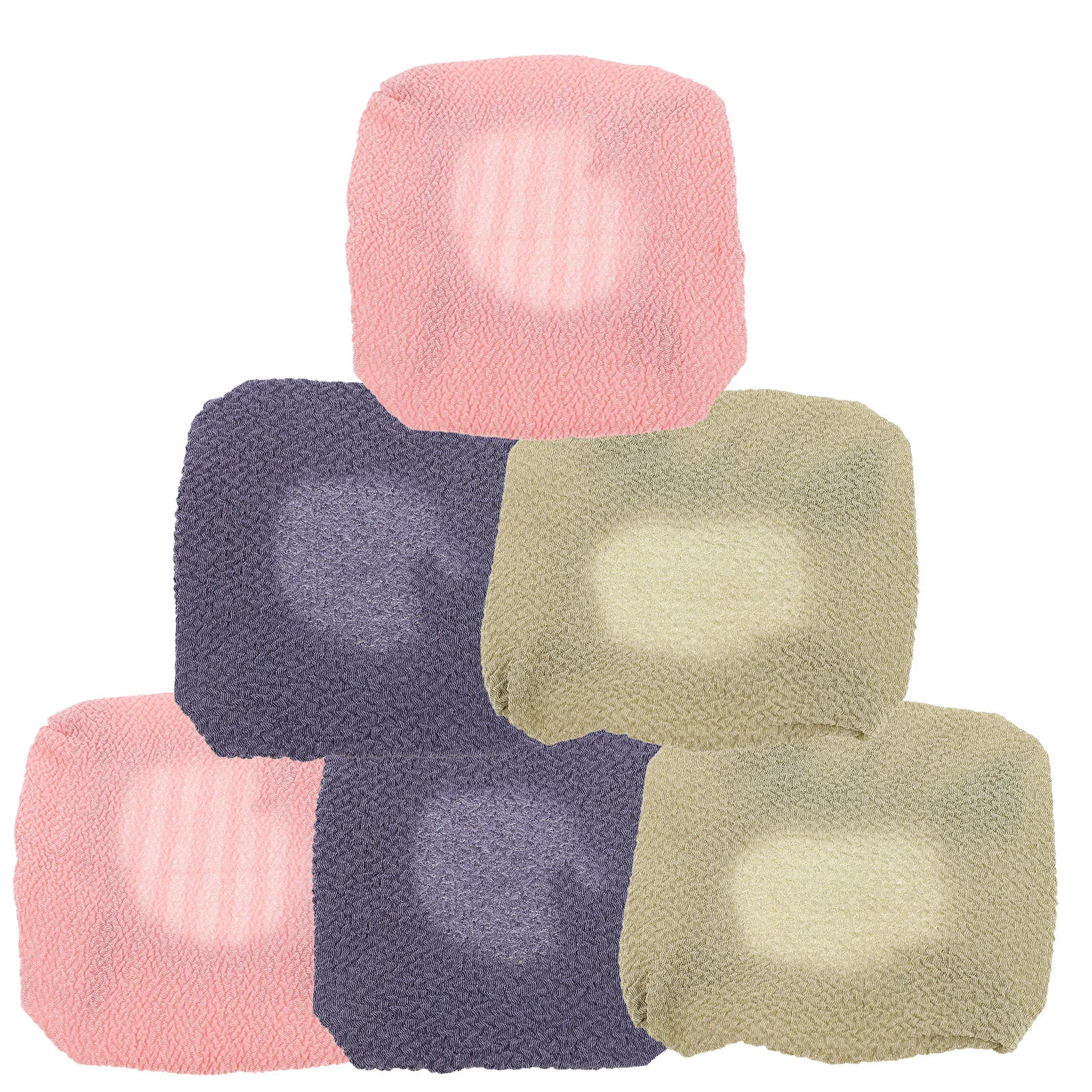 

6Pcs Bath Scrubber Replacement Cloth Exfoliating Washcloth Mitts Soft Back Brush Massage Pads Body Exfoliator Shower Back