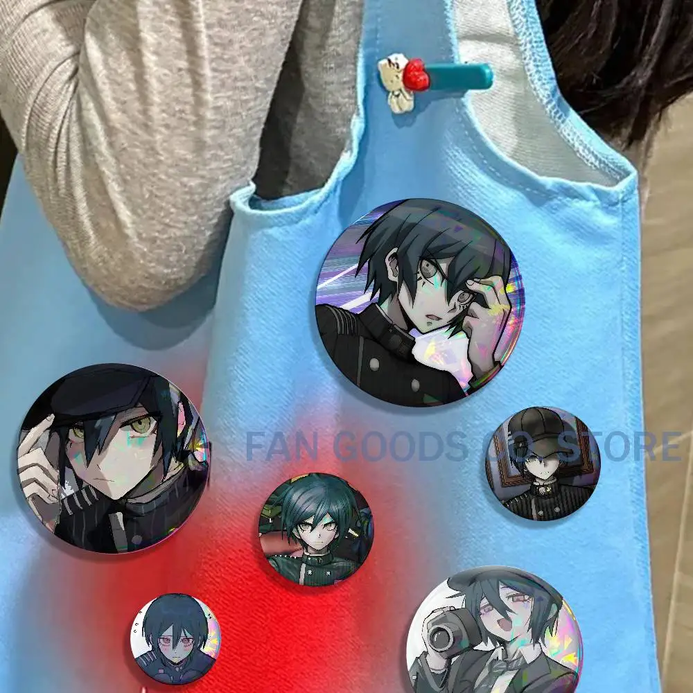 D-Danganronpa Shuichi Saihara 22mm,32mm,42mm,58mm,75mm Round Badge Brooch For Various Clothing Backpack Jewelry Accessories Gift