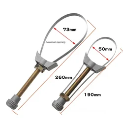 1pc Car Auto Motorcycle Oil Filter Removal Tool Strap Wrench Diameter Adjustable 60mm To 120mm Top Quality