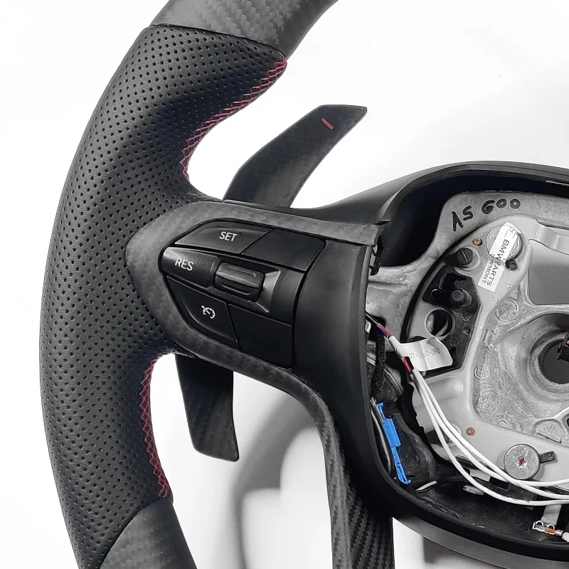 Private Custom Carbon Fiber Steering Wheel with LED Display & Shift Paddle for I8 Steering Wheels