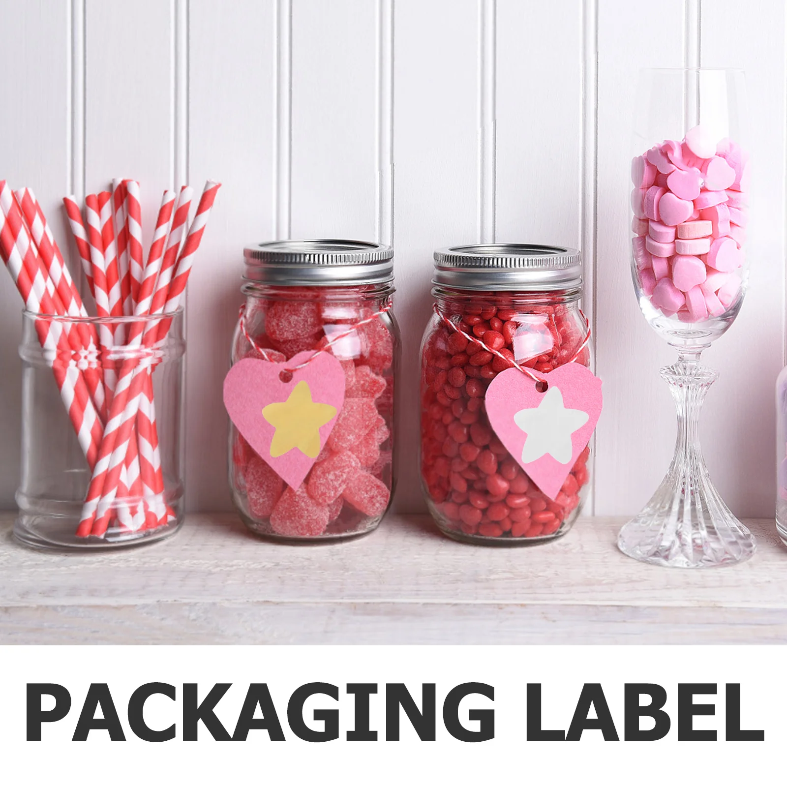 500 قطعة نجمة ذهبية مستديرة ختم ملصقات ورقة لاصقة تسميات لفة كيس الحلوى المغلف الأعمال الصغيرة التعبئة والتغليف ملصقات مكافأة #6