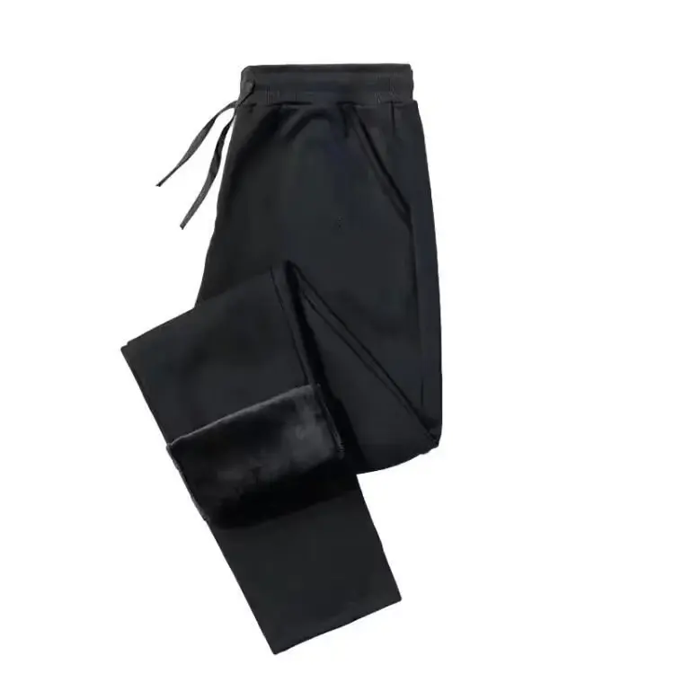 Men Invisible Zipper Open Crotch Pants Sports Autumn Winter Casual Black Plus Size Loose Trousers