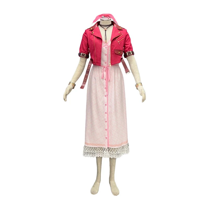 

Final Fantasy VII Cosplay Aerith Gainsborough Cosplay Costume Fancy Dress Halloween Set For Women Carnival Adult Chila Plus Size