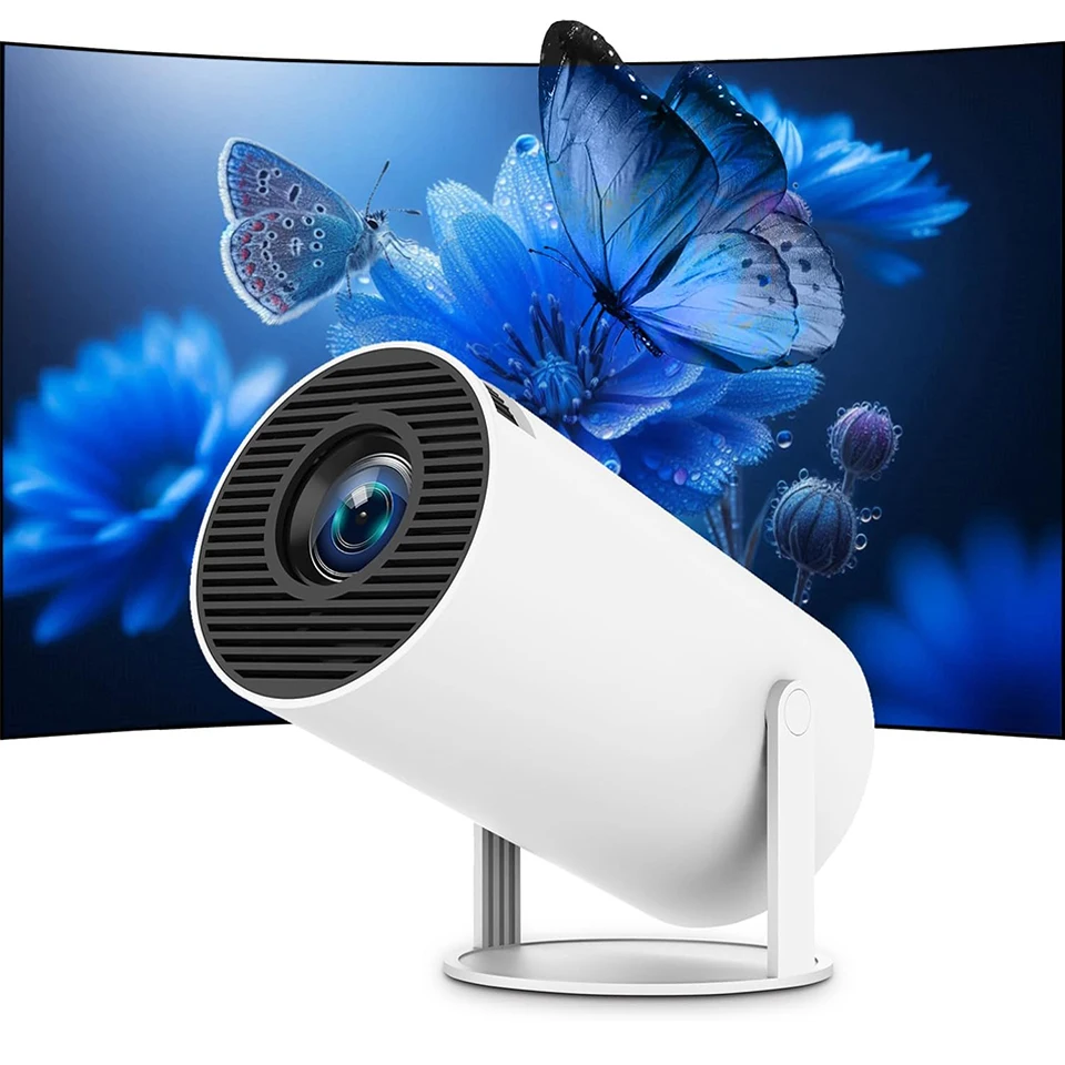 

Новинка 2026: Проектор 4K Wifi5 HY300 Pro+ 150ANSI, Android 12, Dual WIFI, Allwinner H726, BT5.0, 1280*720P, для домашнего кинотеатра и улицы, портативный