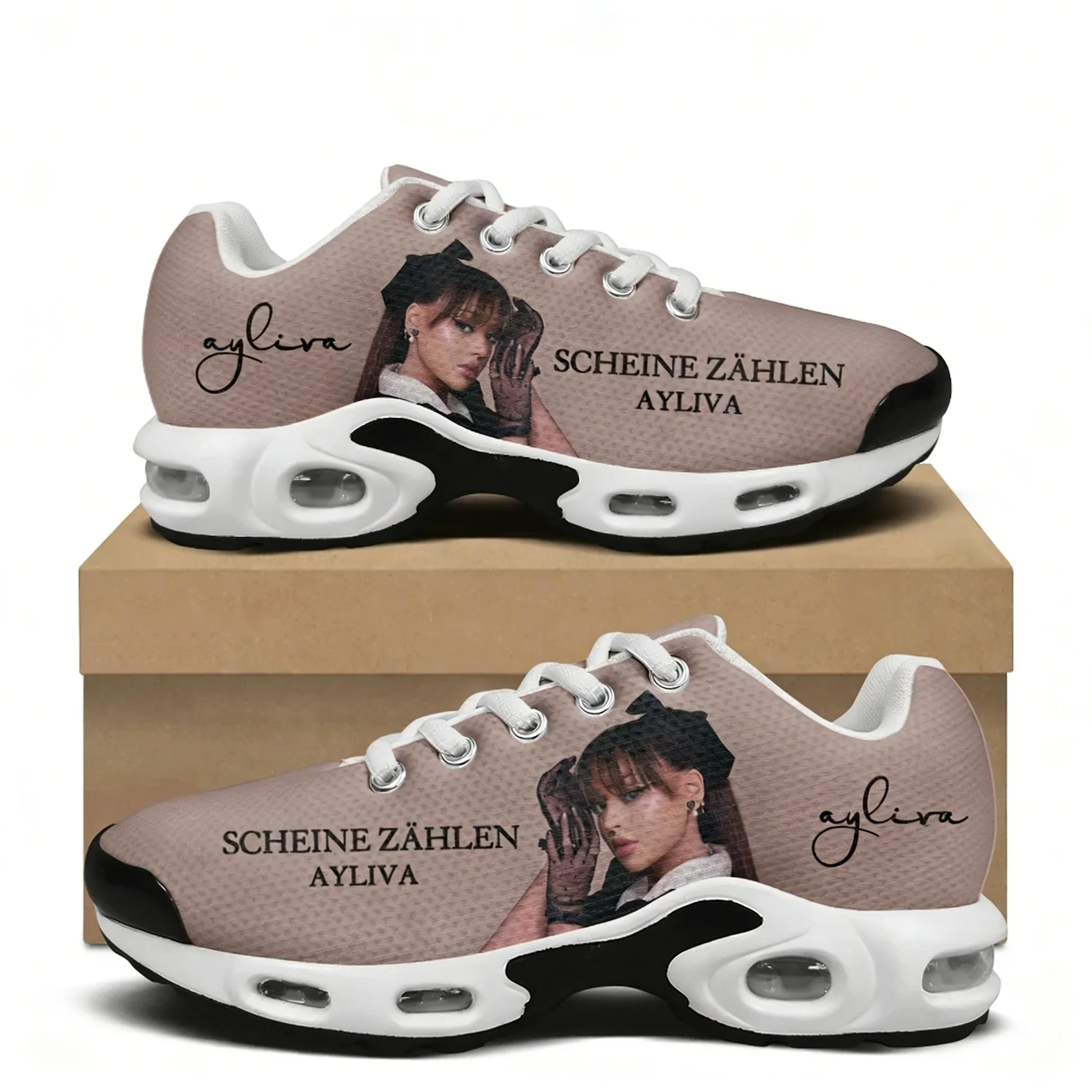 

Кроссовки Ayliva Schwarzes Herz Wunder Air Cushion для мужчин и женщин, спортивная обувь для походов, альпинизма, повседневная обувь на заказ