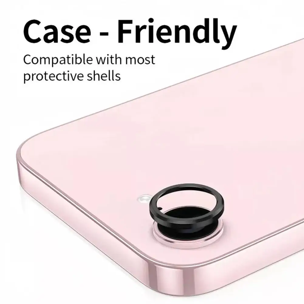 

1PCS Metal Lens For iPhone 16e 2025 Full Coverage Lens Protector For iPhone 16E Camera Lens Cap P9N5