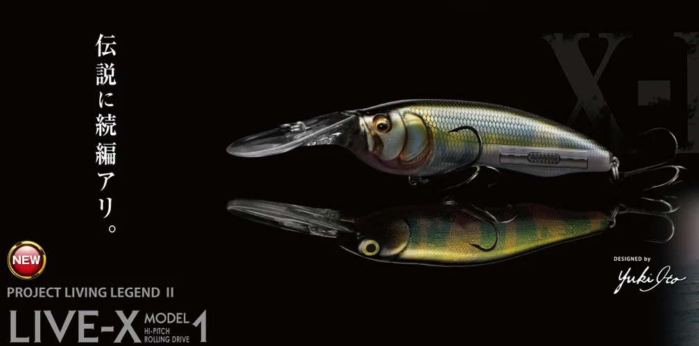 MEGABASS 2022 NEW LUre BAIT LIVE-X MODEL1 LENGTH 74mm 10.5g Floating Water Minoan Perch