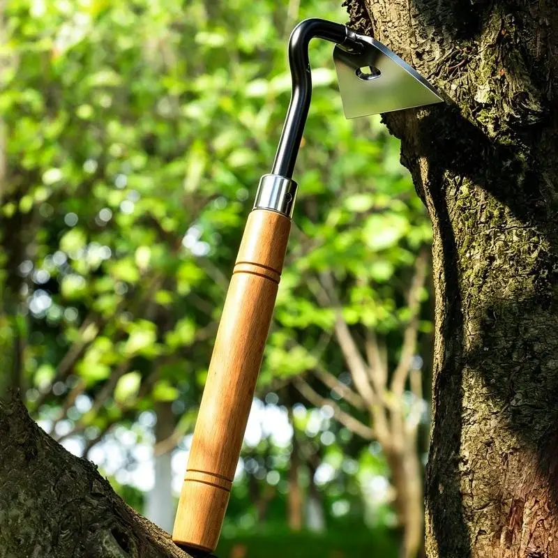 1Pcs Weeding Tool Manganese Steel Tree Bark Scraping Small Hoe Sharp Multifunctional Household Express Small Hoe
