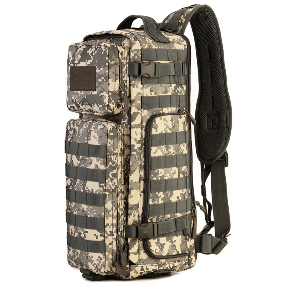 Imagem -03 - Bolsa de Ombro Militar de Nylon para Homens Mochila com Estilinete 1000d Mochila com Corpo Transversal Tendência de Viagem Mochila Masculina