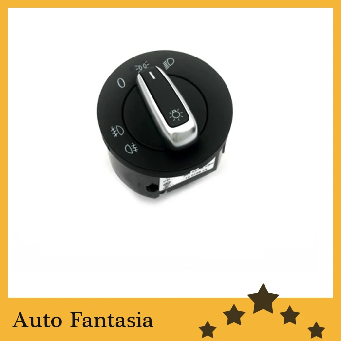 

Chrome Euro Head Light Switch for Volkswagen Golf MK6 -Free Shipping