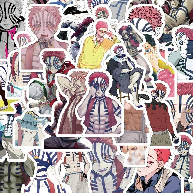 

Akaza Sticker Demon Slayer Anime Peripheral Comic Character Personality Creativity Decoration Graffiti Waterproof Sticker New