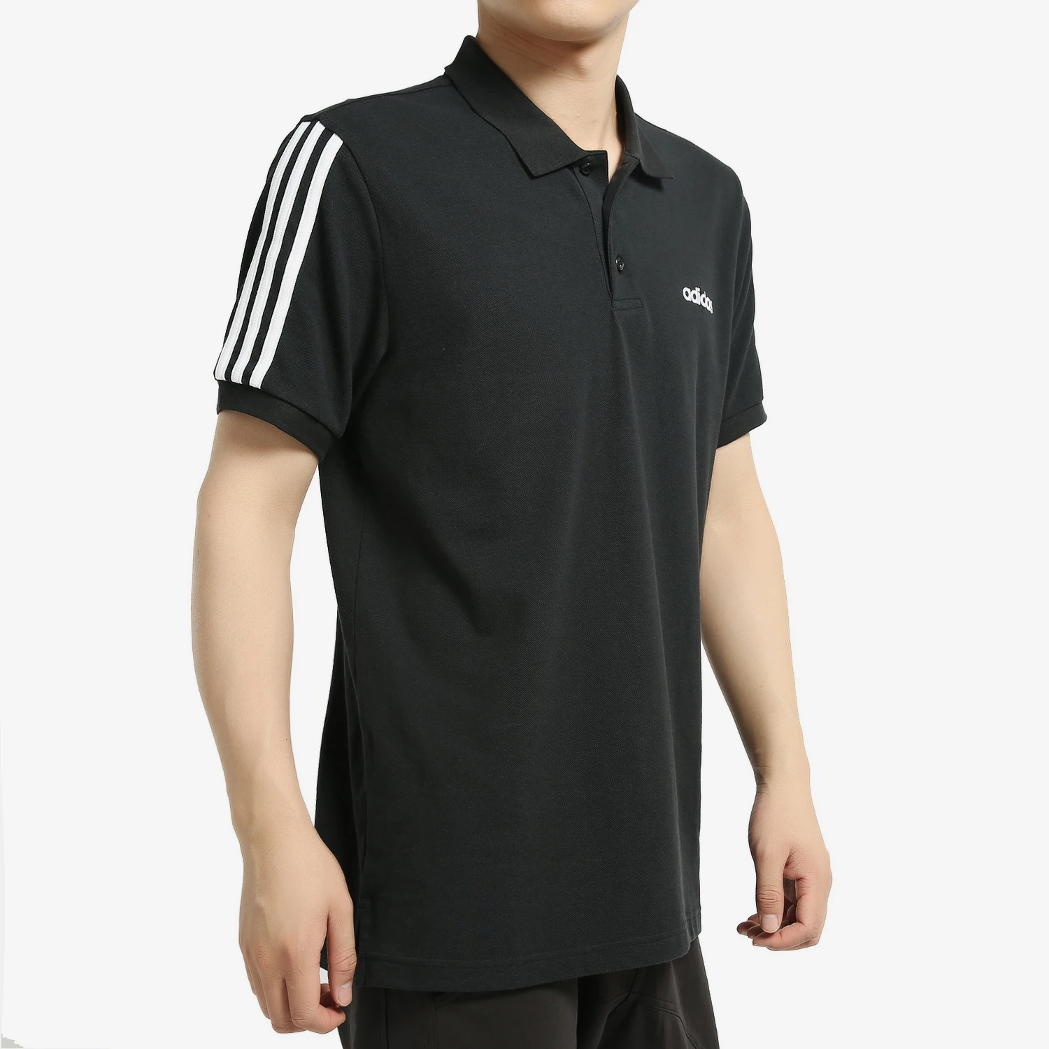 Adidas Genuine Men's Casual T-Shirt Breathable Turn-Down Collar Polo Shirt EJ0927