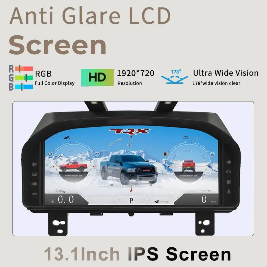 LCD Panel Dashboard Speedometer Display For Dodge Ram 1500 2500 35002008-2012 2013-2018 Car Digital Cluster Instrument Panel