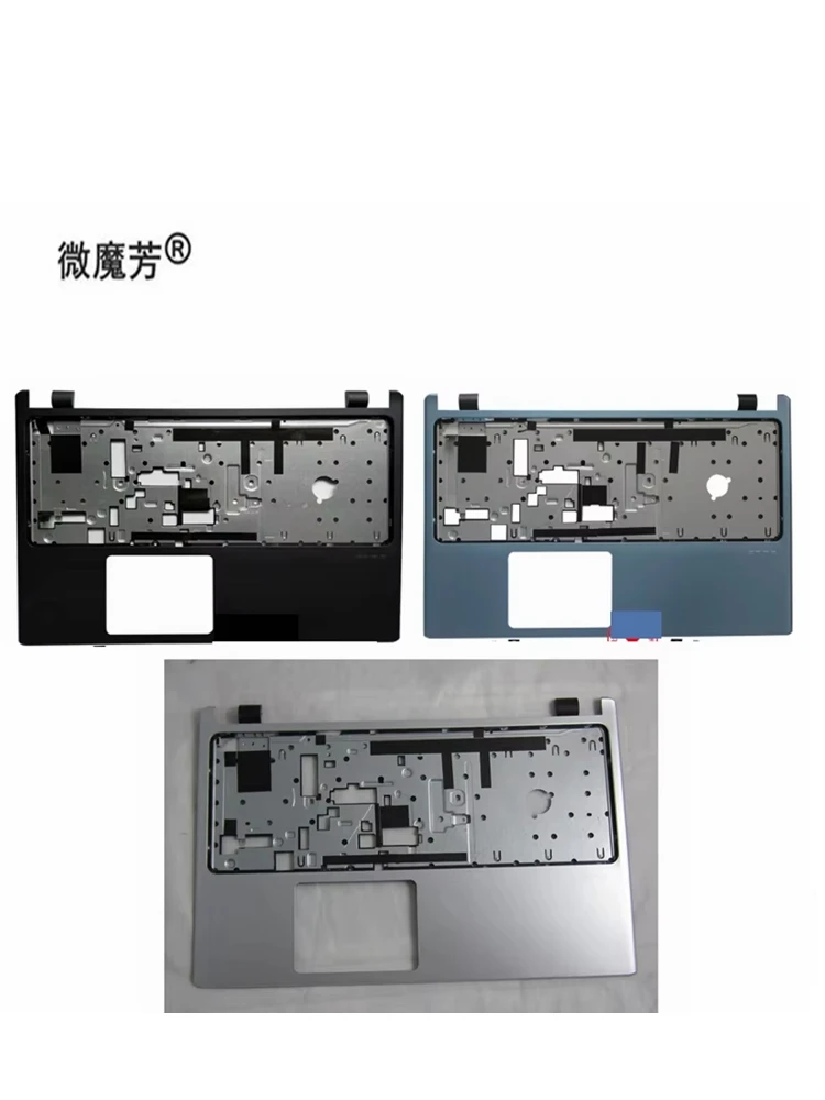 Nowa górna obudowa laptopa do ACER Aspire V5-531 V5-531G V5-571 V5-571G podpórka pod nadgarstki bez ramki dotykowej klawiatura srebrna — zdjęcie 2