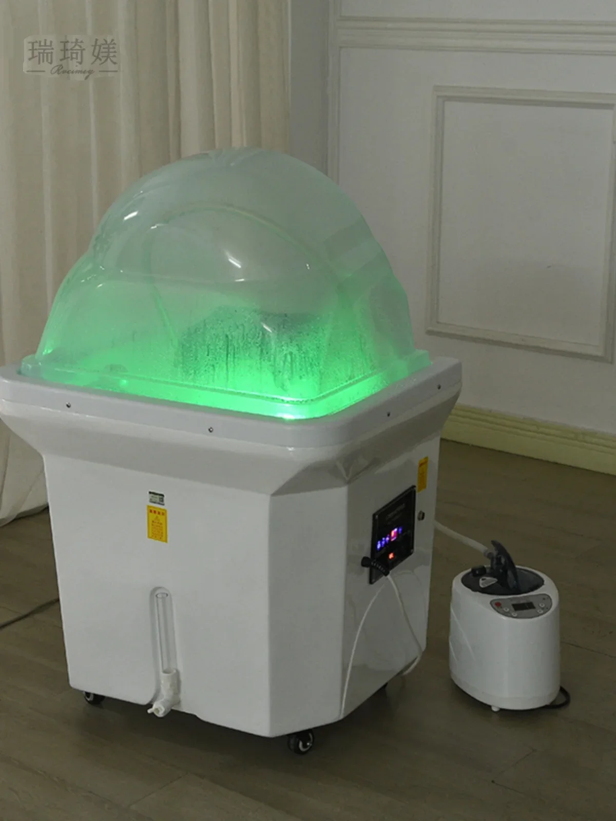 Thai style SPA head therapy device, fumigation massage, automatic constant temperature water circulation hydrotherapy