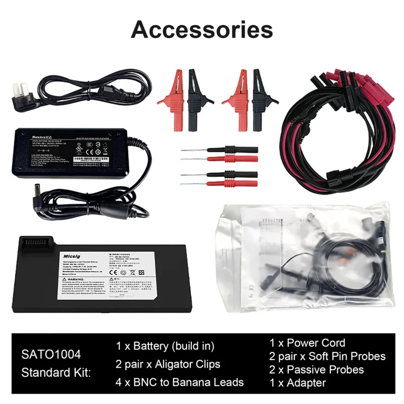 Micsig Automotive Oscilloscope 4 CH ATO3004 300MHz 2GSa/s ATO2004 200MHz ATO1004 100MHz 1GSa/s Digital Tablet Oscilloscope 32G 3