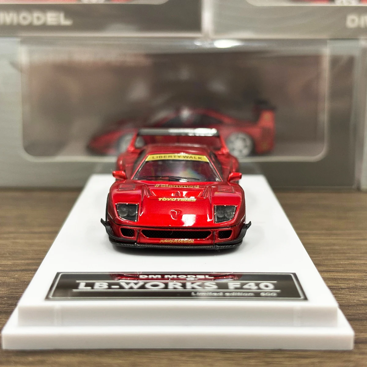 DM 모델 1:64 F40 다이캐스트 컬렉션 기프트 스케일 모델카