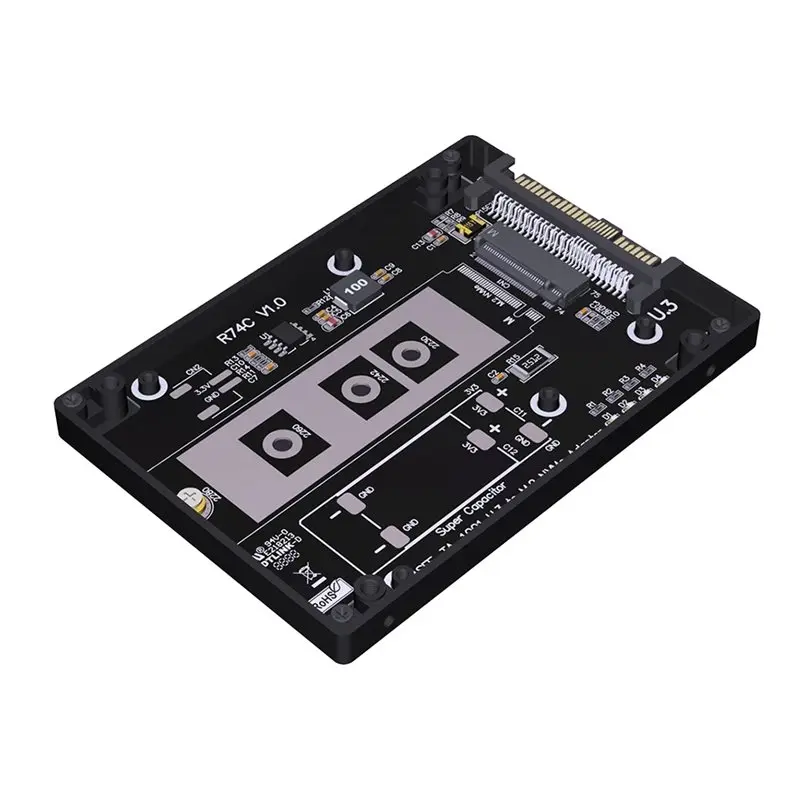 ingenious-m-2-nvme-to-u-3-pcie-40-x4-ssd-sff-ta-1001-adapter-r74c-with-cnc-alloy-enclosure-for-2230-2242-2260-2280-m-2-nvme