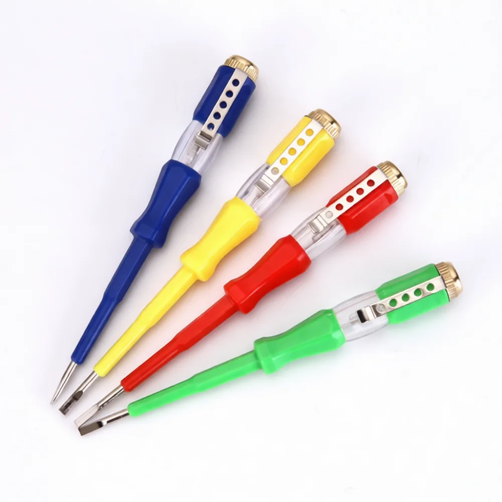Electrician Test Pencil Induction Circuit Tool For DE HE XING Household Voltage Sensing Pen Durable Copper Cap Tester