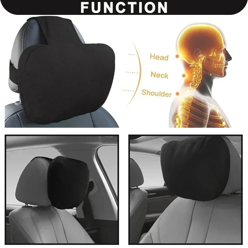 Car Headrest Neck Support Seat Pillow for Maybach Rest Headrest Soft Universal Adjustable High Quality Car Headrest Cushions