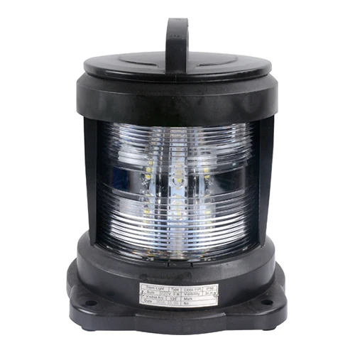LED Marine Single Deck Navigation Signal Light - Green Stern Light, AC100-240V / DC24V, IP56 Waterproof