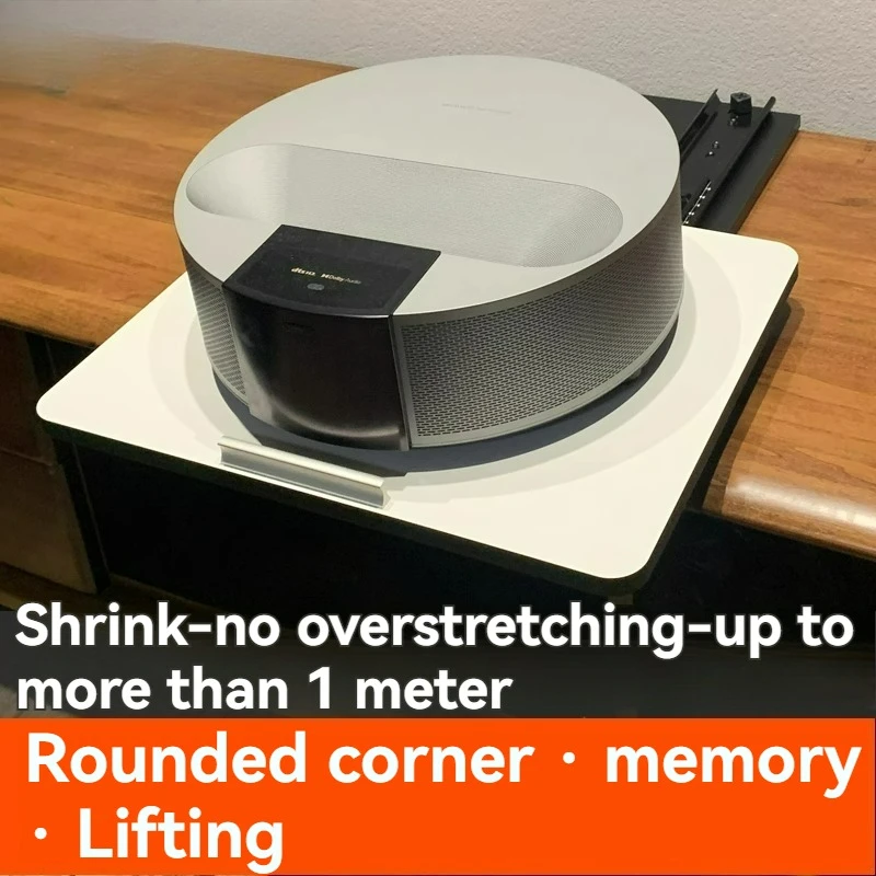 Meja Teleskopik Manual untuk Proyektor UST Laser TV, Slider Teleskopik dengan Panjang Stroke Hingga 80cm Maks, Penyesuaian Naik dan Turun Opsional