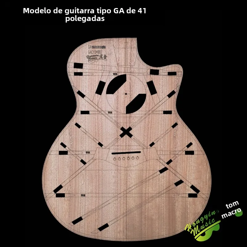 木製フォークギターテンプレートギターサウンドビームポジションモデルギター製作テンプレート楽器ツールアクセサリー