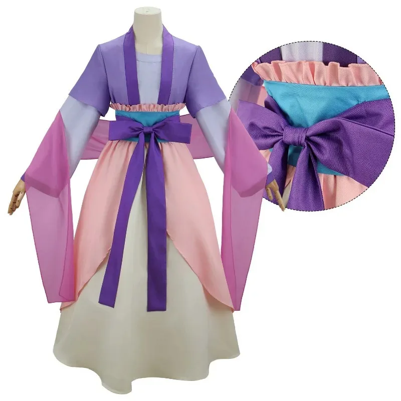 Maomao Cosplay Anime The Apothecary Diaries S2 Costumes Purple Pink Ancient Traditional Uniform Hanfu Carnival Party Dress Up