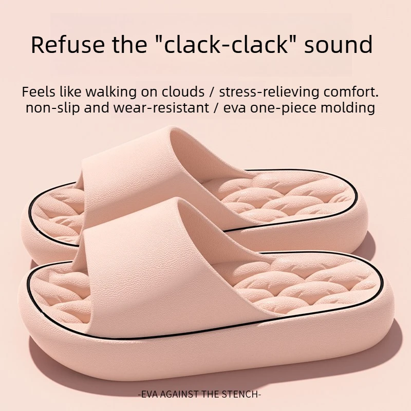 2026 New Bathroom Slippers Women Non Slip Summer Indoor Hotel Floor Sandals