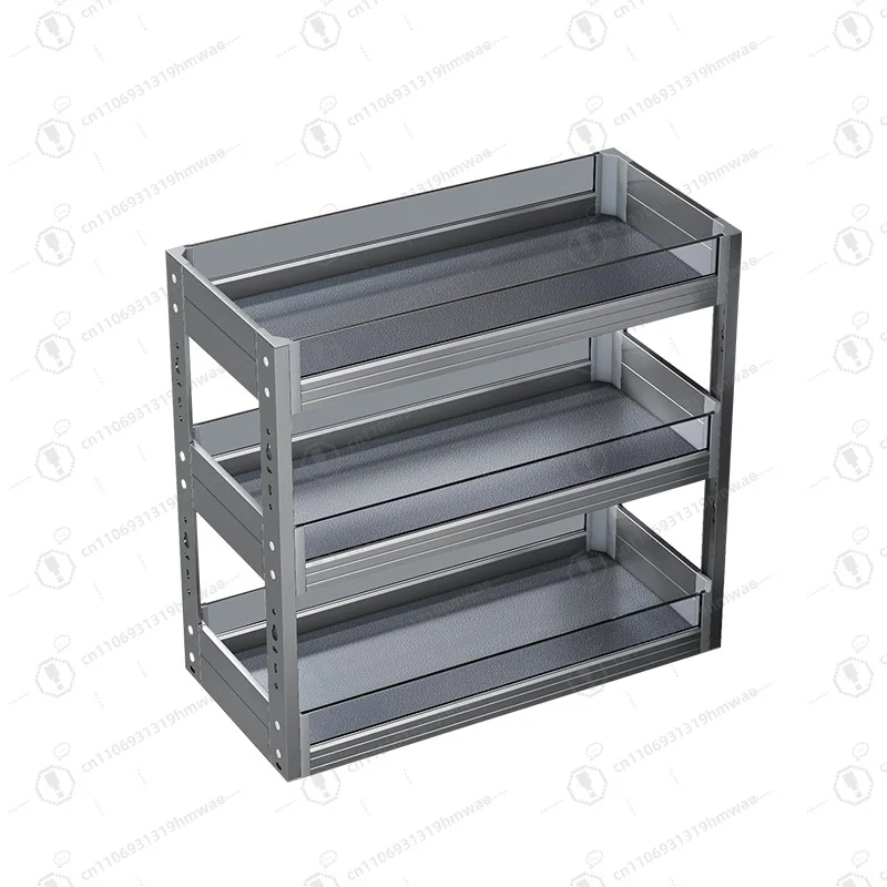 

Kitchen cabinet metal storage rack, cabinet storage basket drawer, cabinet space utilization storage rack