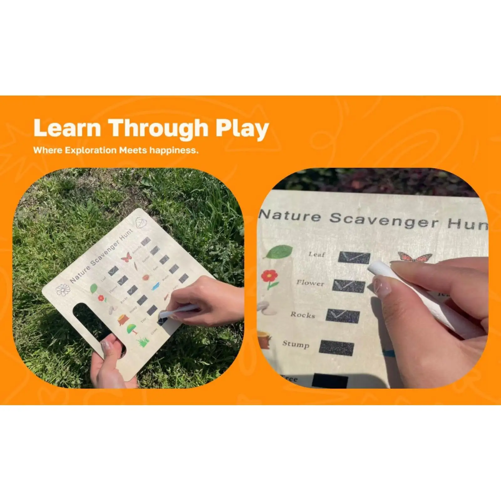 مجموعة ألعاب Hunt Journal Nature DIY Craft Kit لوازم تعلم الطبيعة التعليمية