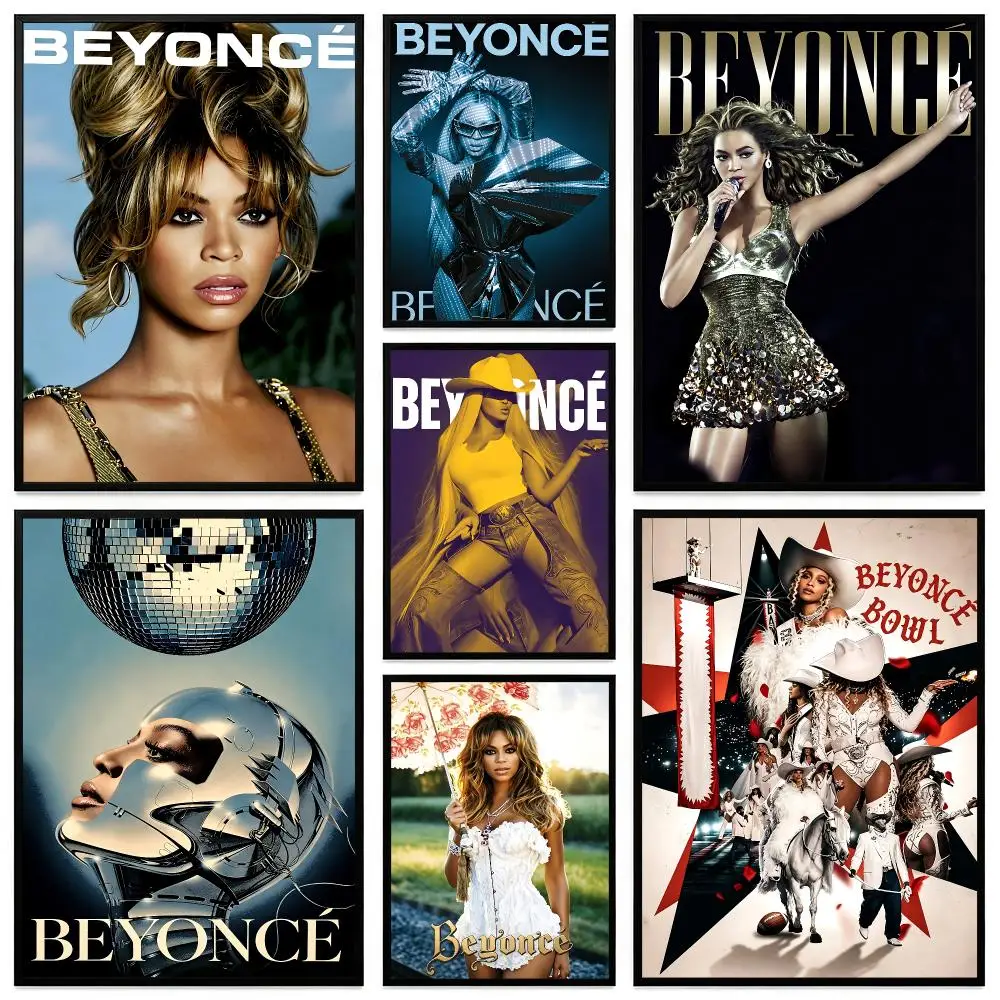 Music Beyoncé Poster Poster HD Printing Modern Minimalist Style Wall Art Home Decor For Office Bedroom Gift