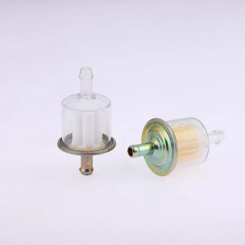 2/10 pièces de filtres à carburant universels de 8 mm pour voitures, scooters, camping-car ; Accessoire de conduite de gaz durable pour vélos et outils de jardin