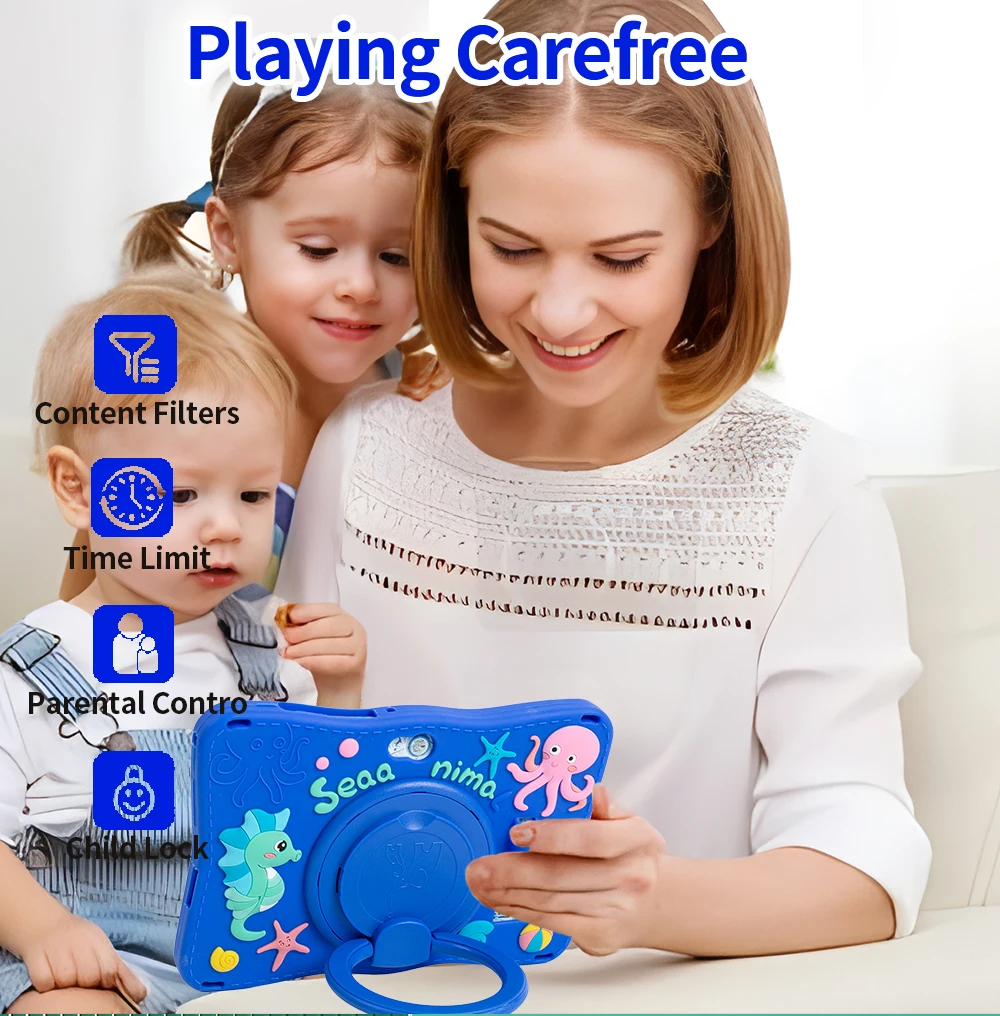 Original New 7-inch Kid Tablet Android 9 Quad core 1TB Extended WIFI Bluetooth 4GB RAM 64GB ROM 4000mAh