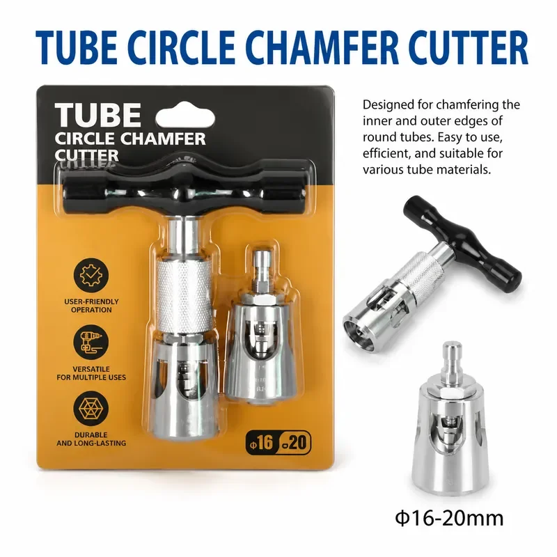 Full Circle Reamer Tube Expander Internal External Chamfering Tool Flaring Reamer with Blade for Pipe Deburring