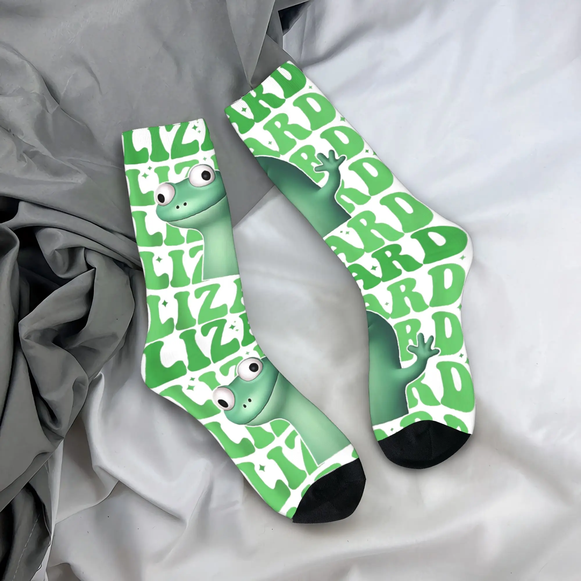 

Autumn Winter Casual Men's Women's Tom Lizard Lizard Lizard Meme Funny Weirdcore Animals Socks Non-slip Football Socks