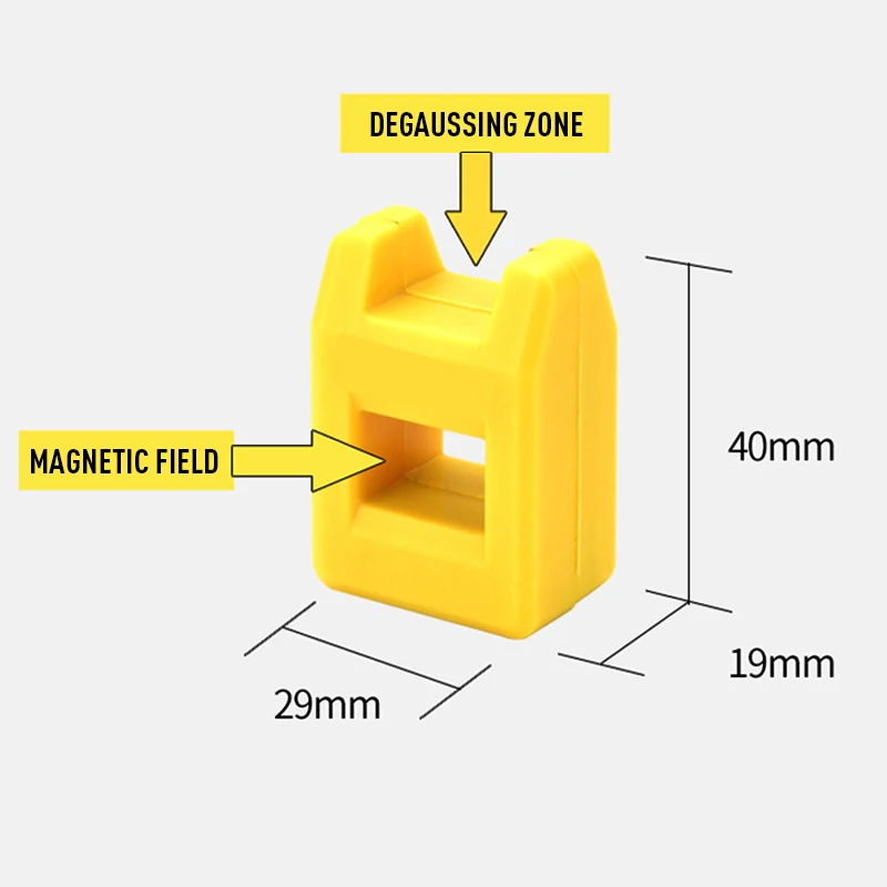 Bộ Tua Vít Mini Mạnh Nhanh Degausser Magnetizer Đợt Đầu Magnetizer Hoa Mận Tua Vít Dụng Nhiễm Từ (Demagnetizer Màu Ngẫu Nhiên