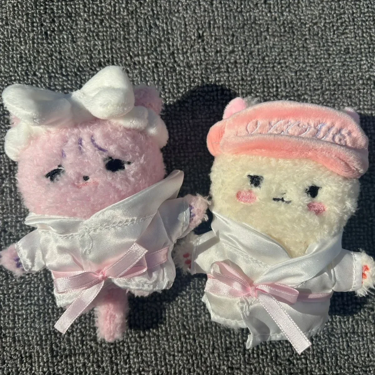 (G)I-DLE 10CM Plush Doll Keychain SOYEON MIYEON Dressed Doll Cotton Plush Toy KPOP Idols Pop-up Store Bag Pendant YUQI Fans Gift