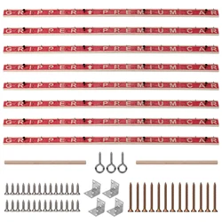 Tufting Tack Strip Tufting Frame Strip Carpet Gripper suitable for tufting frames, tufting gun, woven carpet,8pcs