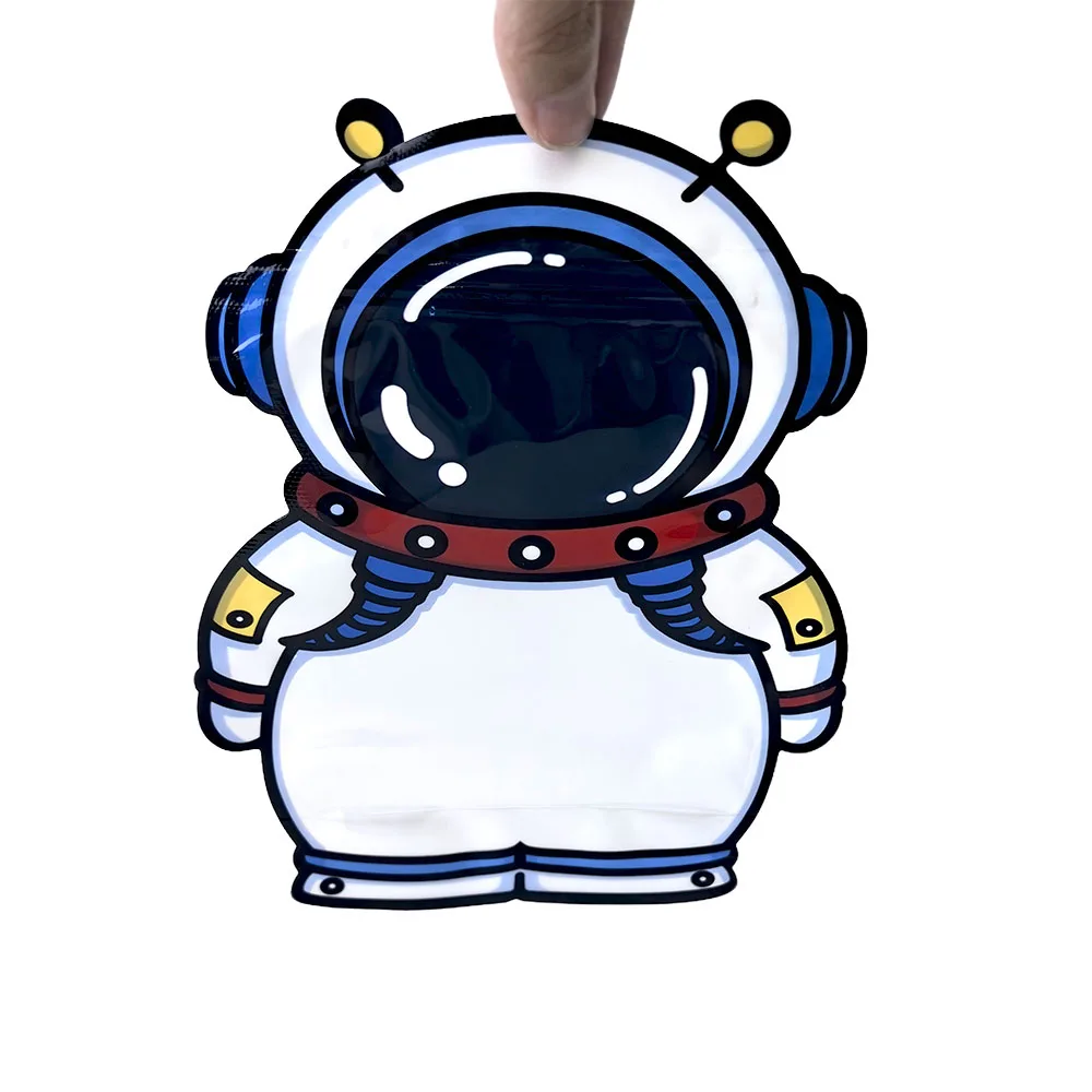 5/10/20/30/50Pcs Cartoon Astronaut Gift Bag Kids Snack Candy Packaging Bag Plastic Seal Bags Party Gift Packaging Birthday Bags