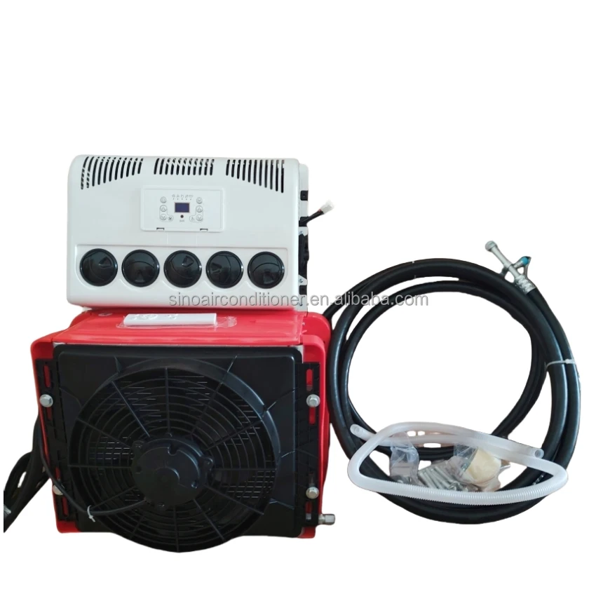 Tipper Tractor Excavator 12 Volts Cab Electric Truck Conditioner Parking Air Conditioning 24v 12v