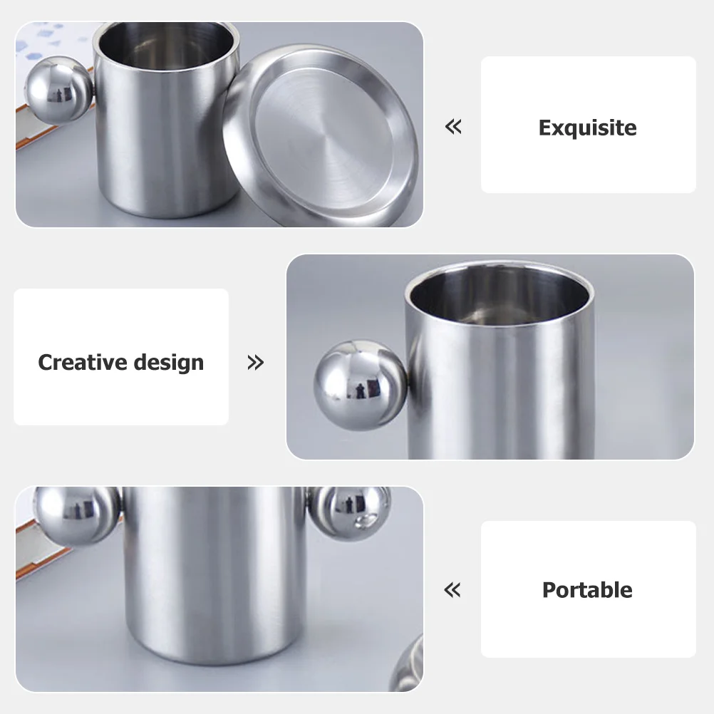 

Stainless Steel Double Wall Cup 12Oz Portable Camping Cup for Coffee Beer Wine Outdoor Travel Hiking Mug Drinkware